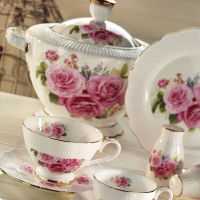 AR 30020 Aryıldız Bone Round Porselen 83 Parça Yemek Takımı - 1