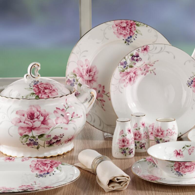 Aryıldız Bone Round Porselen 83 Parça 12 Kişilik Yemek Takımı - 2