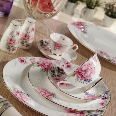 Aryıldız Bone Round Porselen 83 Parça 12 Kişilik Yemek Takımı - 3