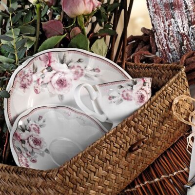 Aryıldız Prestige Porselen 83 Parça 12 Kişilik Yemek Takımı - ARYILDIZ