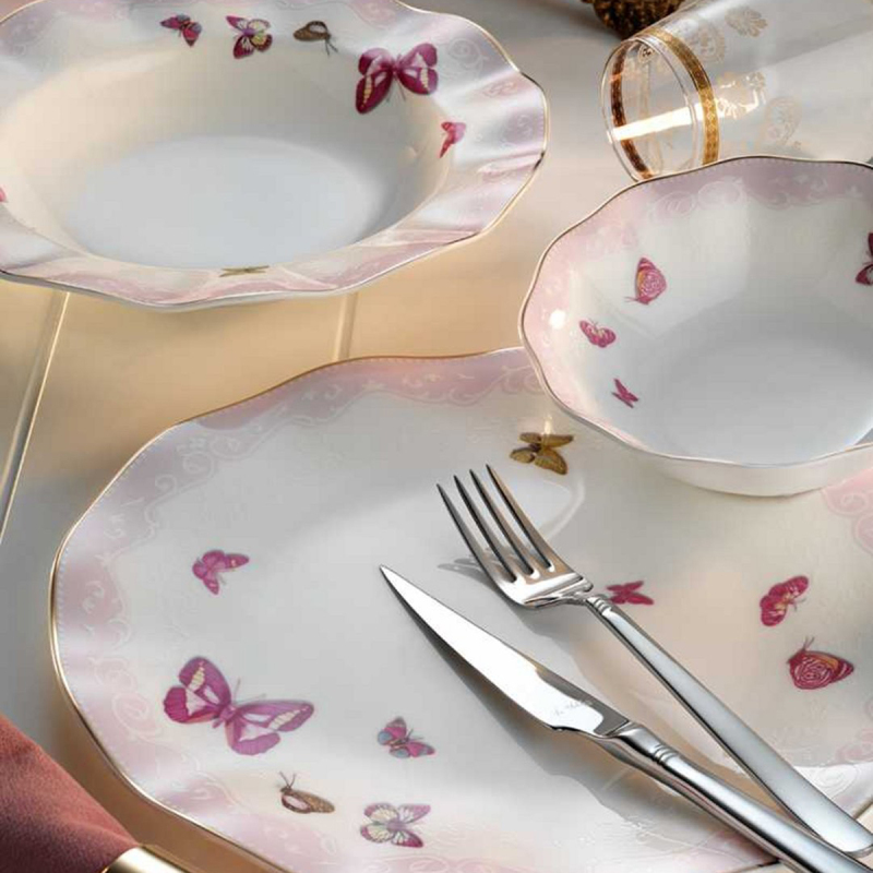 AR 30079 Aryıldız Prestige Bone Porselen 83 Parça Yemek Takımı - 2