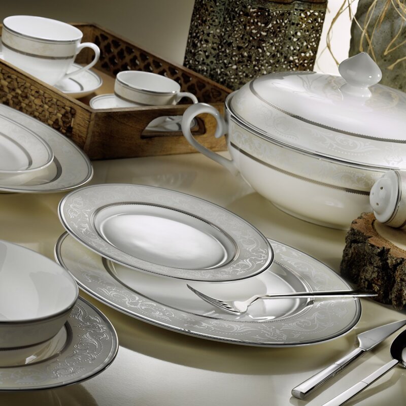 AR 33013 Aryıldız Prestige Porselen 83 Parça Yemek Takımı - 1