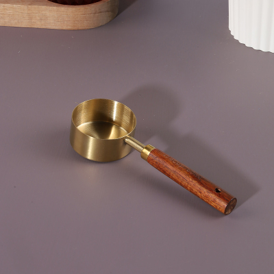 Arow Ahşap Saplı Gold Ölçü Kaşığı 60 ml - 2