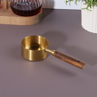 Arow Ahşap Saplı Gold Ölçü Kaşığı 80 ml - AROW