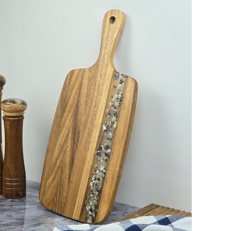 Arow Akasya Dikdortgen Kesme Tahtası 40 cm - 1