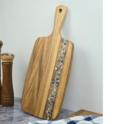 Arow Akasya Dikdortgen Kesme Tahtası 40 cm - AROW