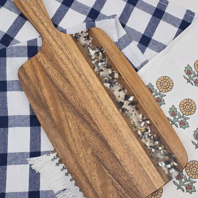 Arow Akasya Dikdortgen Kesme Tahtası 40 cm - 2