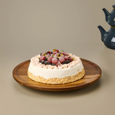 Arow Akasya Yuvarlak Dönerli Sunumluk 35 cm - AROW