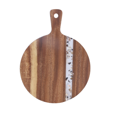 Arow Akasya Yuvarlak Kesme Tahtası 30 cm - 2