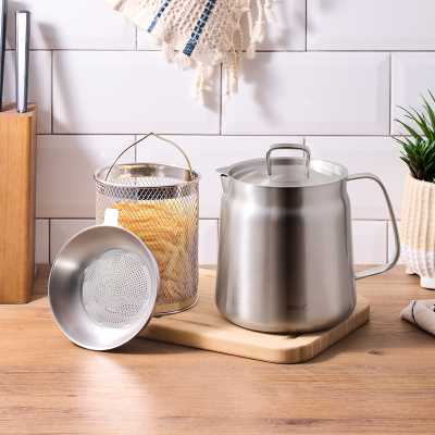 Arow Çelik Kızartma Potu 2 Litre - AROW