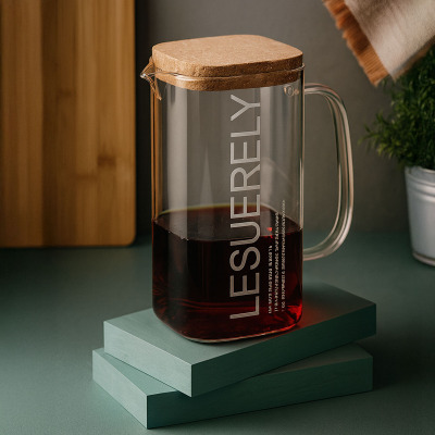 Arow Lake Mantar Kapaklı Cam Sürahi 1.5 Litre - AROW