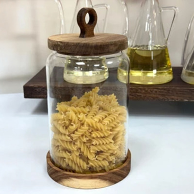 Arow Nora Akasya Kapaklı Cam Kavanoz 1850 ml - AROW