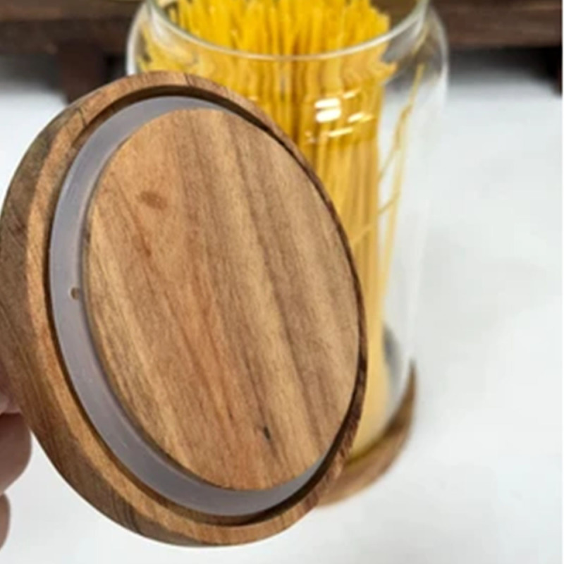 Arow Nora Akasya Kapaklı Cam Kavanoz 2350 ml - 4