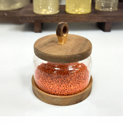 Arow Nora Akasya Kapaklı Cam Kavanoz 750 ml - 2