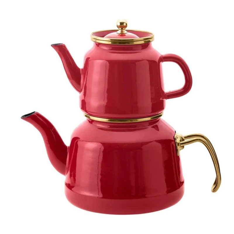 Arow Rommy Emaye Çaydanlık Kırmızı - 1