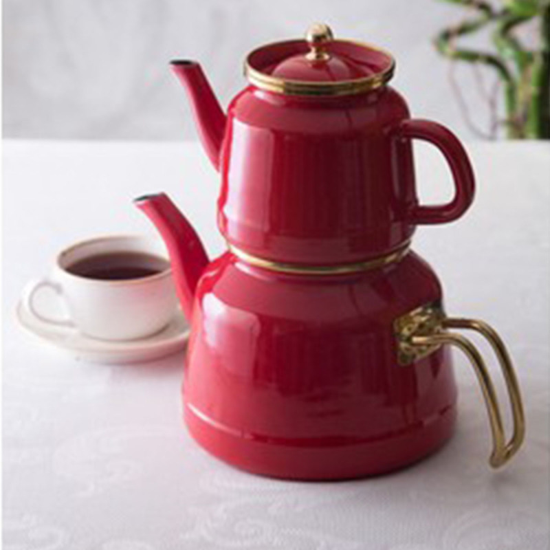 Arow Rommy Emaye Çaydanlık Kırmızı - 2