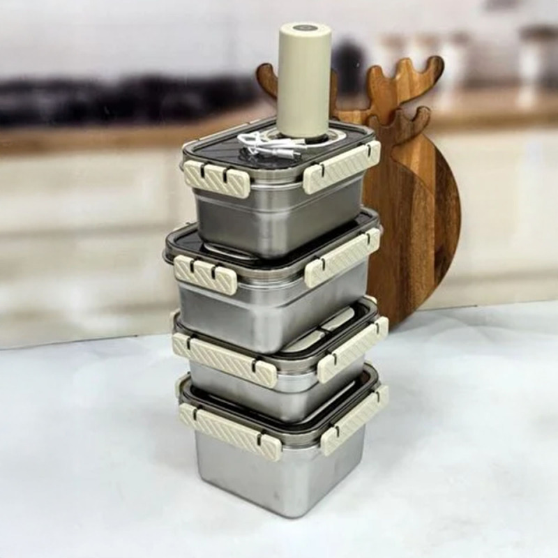 Arow Trust Vakumlu Saklama Kabı Set - 2