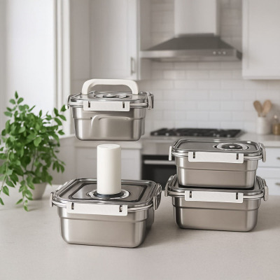 Arow Trust Vakumlu Saklama Kabı Set - AROW