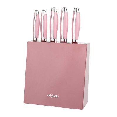 Aryıldız 6 Parça Bıçak Set Pembe Saplı - ARYILDIZ