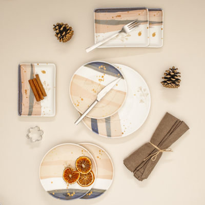 Aryıldız 18 Parça 6 Kişilik İkram Ve Kahvaltı Seti - ARYILDIZ