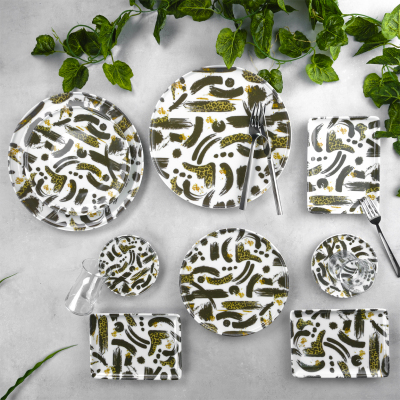 Aryıldız 30 Parça 6 Kişilik İkram Ve Kahvaltı Seti - ARYILDIZ