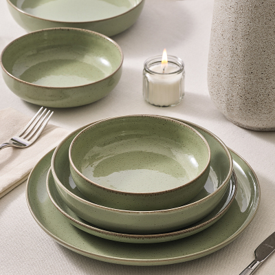 Aryıldız Alba 6 Kişilik 24 Parça Yemek Takımı Açık Yeşil - 3