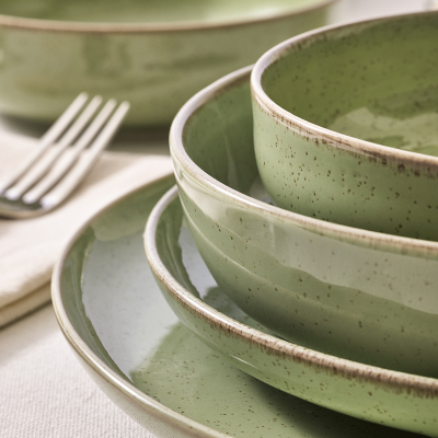 Aryıldız Alba 6 Kişilik 24 Parça Yemek Takımı Açık Yeşil - 4