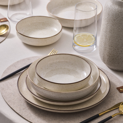 Aryıldız Alba 6 Kişilik 24 Parça Yemek Takımı Bej - 3