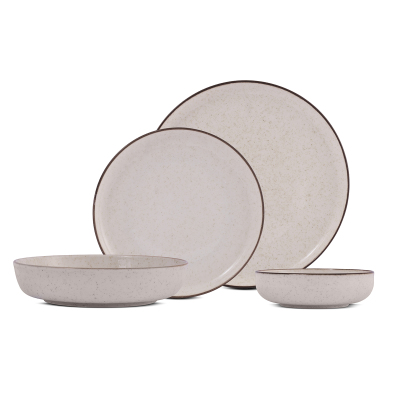 Aryıldız Alba 6 Kişilik 24 Parça Yemek Takımı Bej - 7