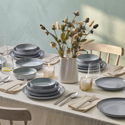 Aryıldız Alba 6 Kişilik 24 Parça Yemek Takımı Mint Yeşil - ARYILDIZ