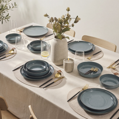 Aryıldız Alba 6 Kişilik 24 Parça Yemek Takımı Petrol Yeşili - ARYILDIZ