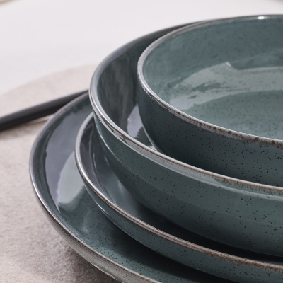 Aryıldız Alba 6 Kişilik 24 Parça Yemek Takımı Petrol Yeşili - 4