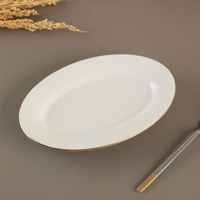 Aryıldız Alisa Gold Kayık Tabak 20 cm - 1