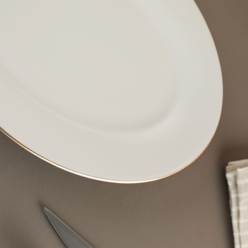 Aryıldız Alisa Gold Kayık Tabak 30 cm - 2