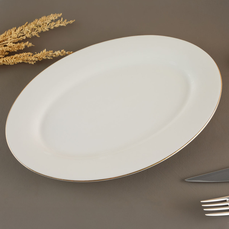 Aryıldız Alisa Gold Kayık Tabak 30 cm - 3