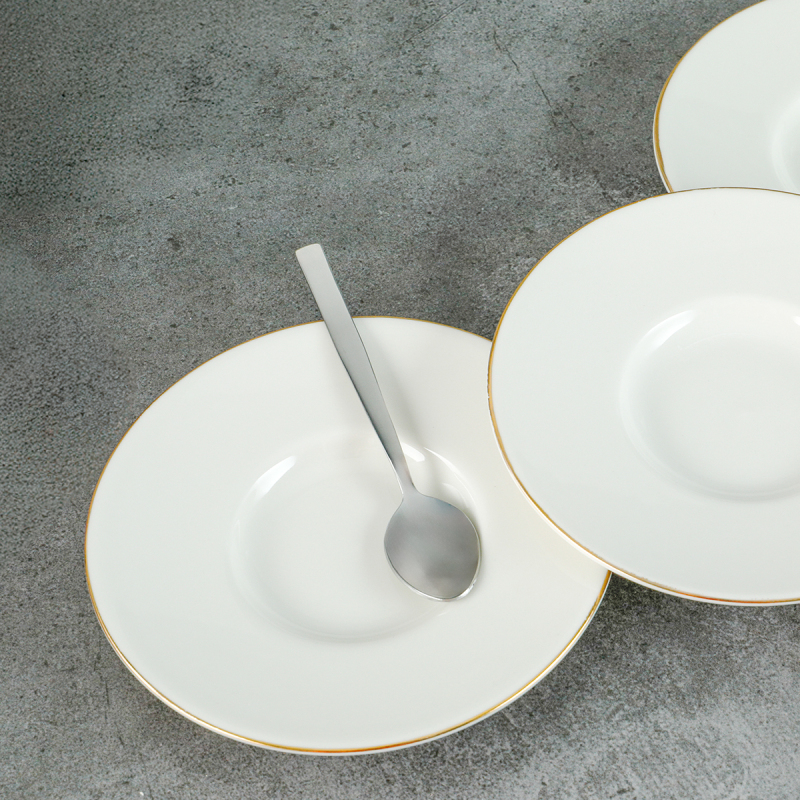 Aryıldız Alisa Heybeli Krem Çay Tabağı 6 Parça - 3