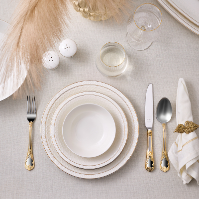 Aryıldız Almada Gold 60 Parça 12 Kişilik Yemek Takımı - 3