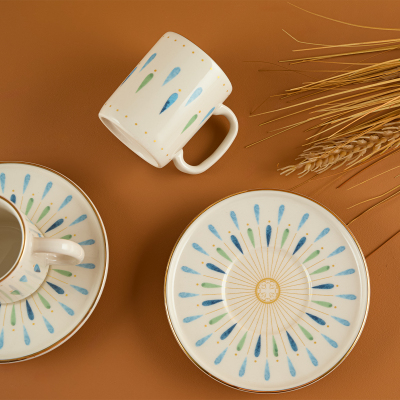 Aryıldız Andante 12 Parça 6 Kişilik Türk Kahve Fincanı 90 ml - 2