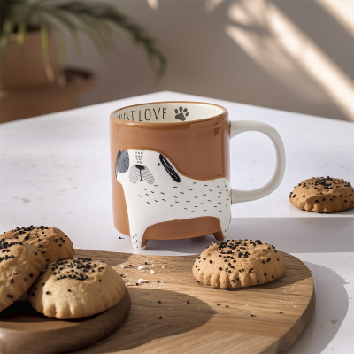 Aryıldız Animal Köpek Figürlü Kupa 320 ml - 1