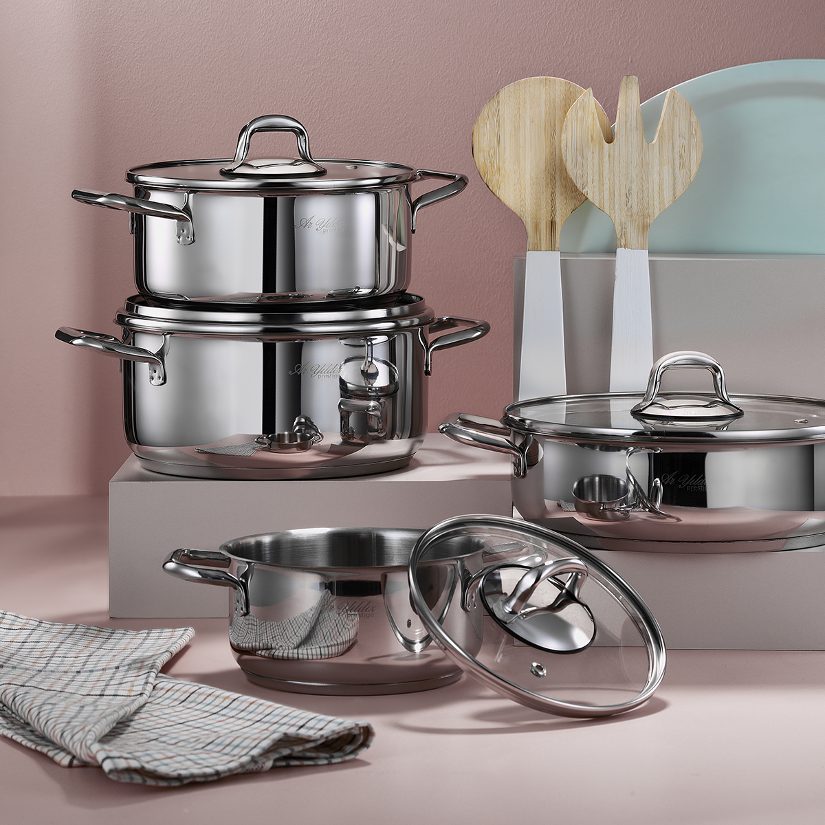 Aryıldız King Rose Cam İdeal Set 20 Parça | Gallery Crystal