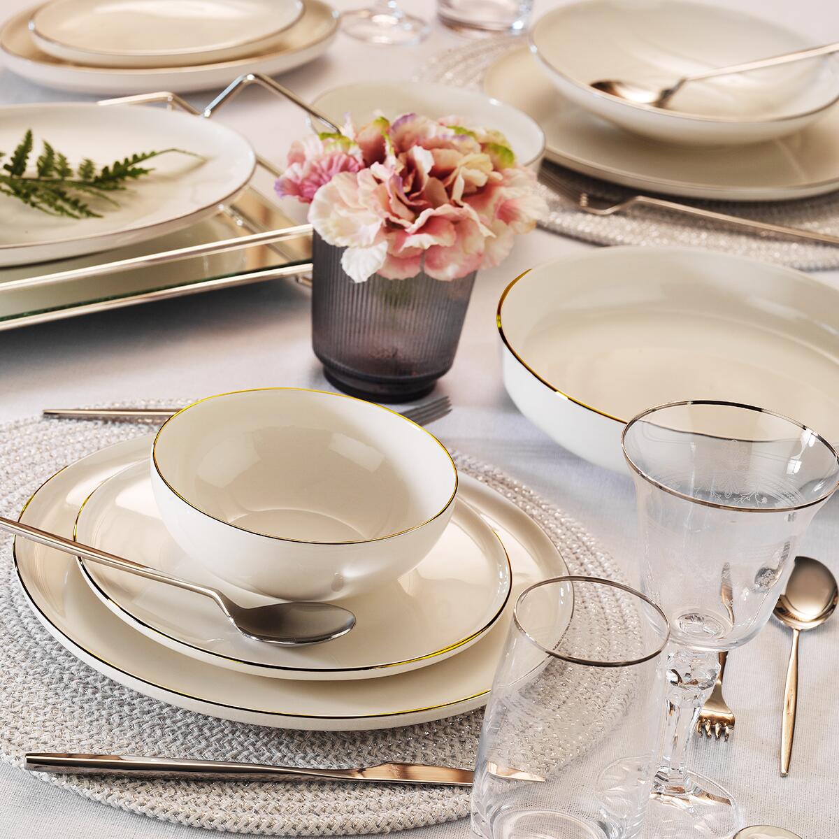 ロイヤルクィーン セット Royal Queen Topkapı 60 Parça 12 Kişilik Yemek Takımı | Gallery Crystal