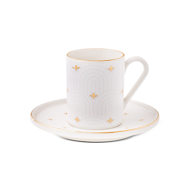 Aryıldız Aure 12 Parça 6 Kişilik Kahve Fincan Takımı 90 ml - 4