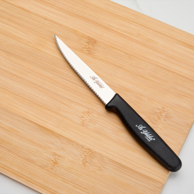 Aryıldız Basic Dişli Sebze Bıçağı Siyah 11 Cm - 2