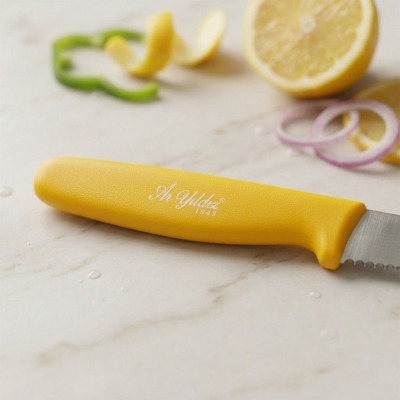 Aryıldız Basic Sebze Bıçağı 11 Cm Sarı - 4