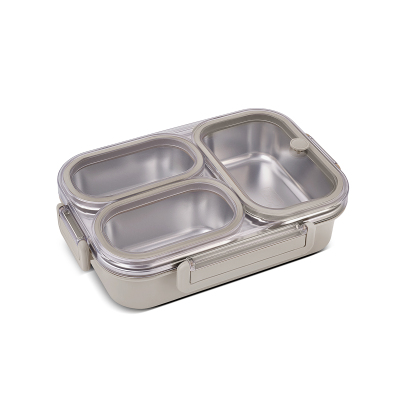 Aryıldız Bento Lunch Box 3 Bölmeli Beige - 2