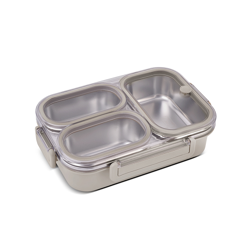 Aryıldız Bento Lunch Box 3 Bölmeli Beige - 2