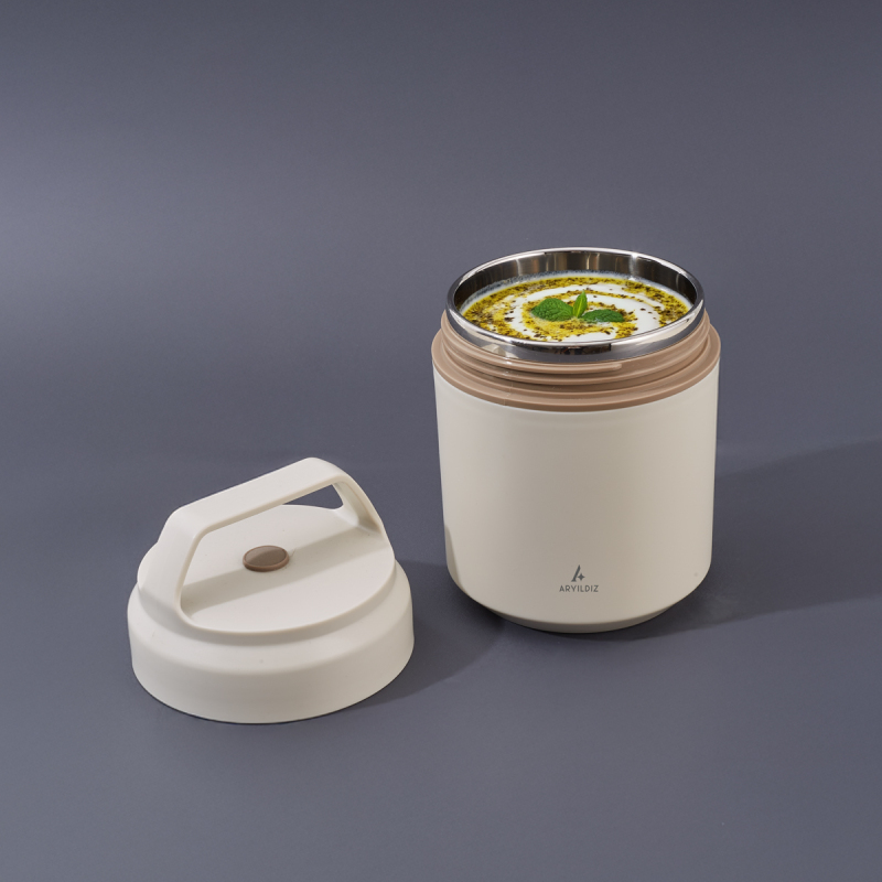 Aryıldız Bento Lunch Box Beige 420 ml - 1