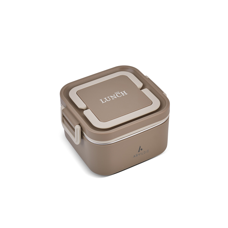 Aryıldız Bento Lunch Box Kare Haki 700 ml - 2