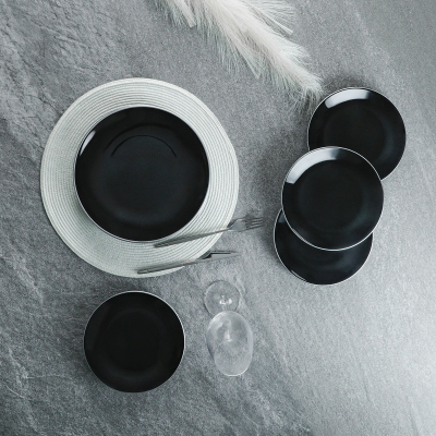 Aryıldız Black Silver 7 Parça Pasta Seti - 1