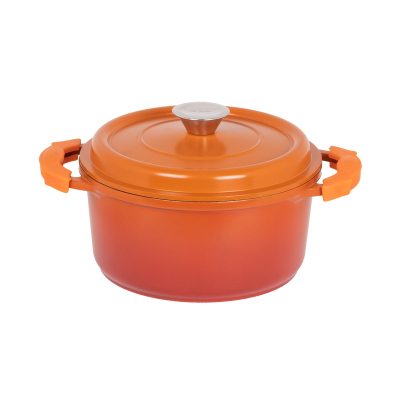 Aryıldız Blaze Döküm Alüminyum Derın Tencere 20 Cm Turuncu - ARYILDIZ